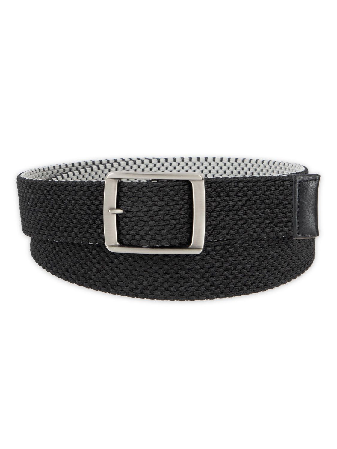 Work To Weekend by Haggar Men's 35mm Reversible Stretch Fabric Braid Belt.