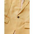 thumbnail image 4 of Jelory Mens 2 Piece Suit Formal Business Slim Fit Suits One Button Solid Blazer Jacket with Trousers Khaki M, 4 of 7