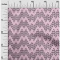 thumbnail image 1 of oneOone Tissu en Coton Cambric Imprimé Chevron Ikat pour Couture BTY 56 Pouces de Large, 1 of 4