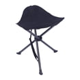 thumbnail image 1 of koolsoo Camping Stool Chair Compact Folding Tripod Stool for Walking Camping Fishing Black, 1 of 9