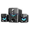 thumbnail image 1 of SADA D-222 Computer Speaker with Subwoofer USB-Powered 2.1 Stereo Multimedia Speakers with LED Light 3.5mm Audio Input for PC Laptop, 1 of 9