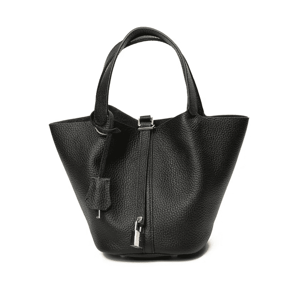 Sac à Main en Cuir de Vache pour Femmes, Sensation Haut de Gamme, Sac à Poignée Souple, Sangle en Cuir Véritable, Sac à Chaussures de Luxe LUHAN