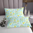 thumbnail image 3 of Erosebridal Colorful Rainbow Coverlet Set Queen, Floral Tree Bedding Set, Cartoon Sun Decor 3 Pieces, 3 of 5