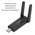 thumbnail image 3 of USB WiFi Adapter, 2.4G 5G Dual Band   Card Adapter 1300Mbps  For PC, 3 of 8