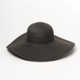 thumbnail image 2 of WZXFASHION Summer Solid Color Fashion Rhinestone14cm Oversized Sun Hat Ladies Beach Hat Travel Foldable Hat Clothing Shoes & Accessories Black One Size, 2 of 3