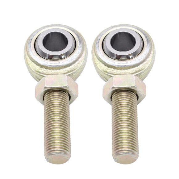 Yeacher 2 PCS 1/2 x 1/2-20 LH Male Rod Ends Heim Joint Heims Jam Nut CML-8