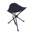 thumbnail image 3 of koolsoo Camping Stool Chair Compact Folding Tripod Stool for Walking Camping Fishing Black, 3 of 9