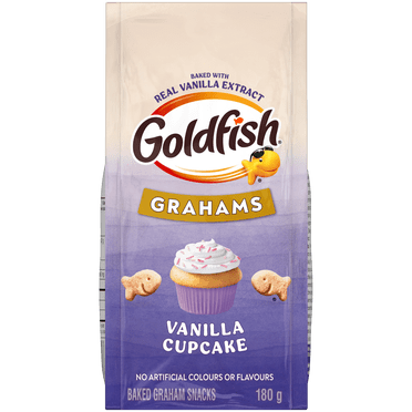 Craquelins graham GoldfishMD Petit gâteau à la vanille (Sachet de 180g)