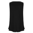 thumbnail image 5 of Timegard Plus Size Tank Tops for Women Round Neck Casual Workout Tops Solid Color Sports Shirts, 5 of 5
