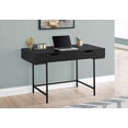 thumbnail image 3 of Monarch Specialties Computer Desk, Home Office, Laptop, Storage Drawers, 48"l, Work, Metal, Laminate, Black, Contemporary, Modern, 3 of 4