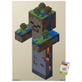thumbnail image 1 of Minecraft - Zombie Swamp Wall Poster, 14.725" x 22.375" Framed, 1 of 4