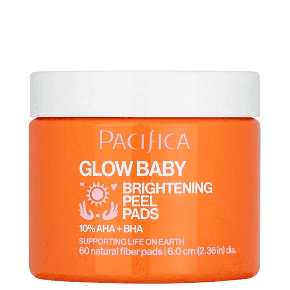 Pacifica - Lingettes exfoliantes éclaircissantes Glow Baby - 60 lingettes