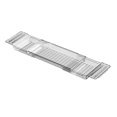 thumbnail image 4 of jifeng Bathtub Tray Basket Extendable Simple Drain Bath Shelf for Candle Book Towel Clear, 4 of 9