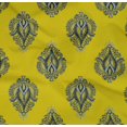 thumbnail image 4 of oneOone Tissu Popeline de Coton Biologique Sergé Imprimé Feuilles 42 Pouces de Large, 4 of 4
