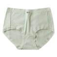 thumbnail image 4 of Clearance & Promo,Medium-Waist Underwear, Solid Color, Soft棉材质, Breathable, For Daily, Comfortable Fit, Seamless Design All-Day Comfort|Nylon,Spandex,Light Blue,Sopatenor, 4 of 5