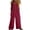 Red/sleeveless romper shorts women, variant on Brnmxoke Sleeveless Jumper Women Shorts,Summer Dressy Casual Lightweight Linen Jumpsuits Baggy Crewneck Button Down Loose Wide Legs Basic Overalls with Pockets Brown,L