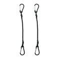 thumbnail image 1 of Abbracc 2 Pcs Cordon Élastique Extérieur Robuste pour Camping Voiture 60cm, 1 of 9
