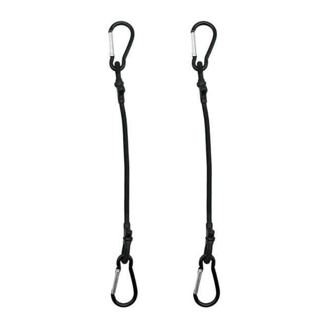 Abbracc 2 Pcs Cordon Élastique Extérieur Robuste pour Camping Voiture 60cm