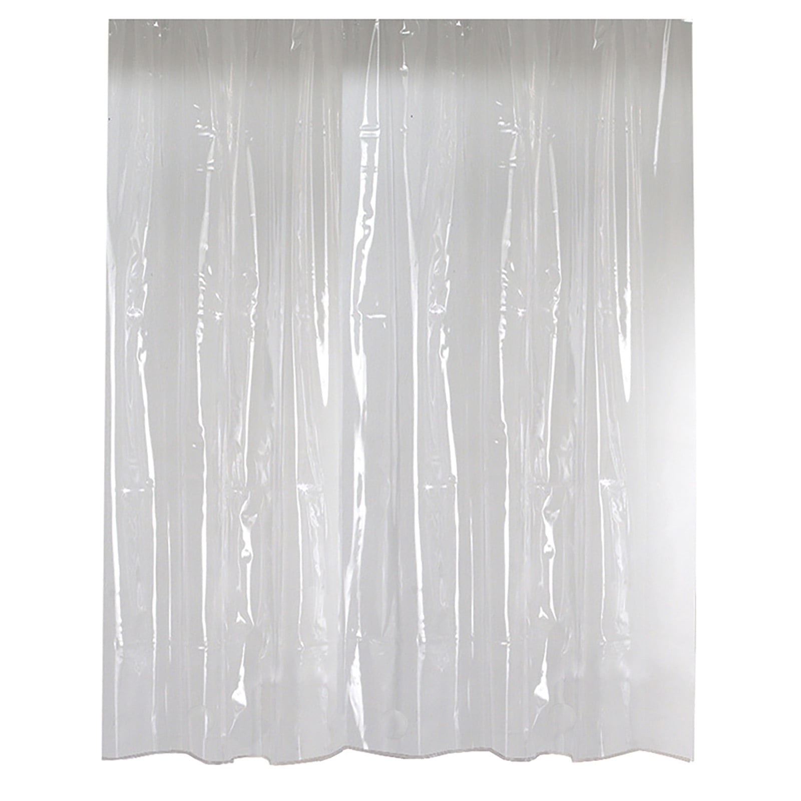 Binwennn Shower Curtains for Bathroom Window Half Shower Curtains for Bathroom Heavy Shower Curtain Liner 12 Gauge Shower Curtain Transparent Shower Curtain Plain Thick Curtain Hotel Solid Color
