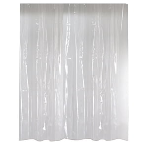 Binwennn Rideaux de douche pour la fenêtre de salle de bain Rideaux demi-douche pour salle de bains Rideaux lourds de douche Liner 12 Rideau de douche transparent rideau de douche Plain épais rideau Hotel Solid Color