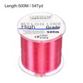 thumbnail image 2 of Uxcell 547Yard 12Lb Fil de Pêche en Nylon Monofilament Enduit de Fluorocarbone Fuchsia, 2 of 7