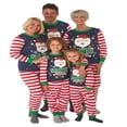 thumbnail image 1 of Family Matching Christmas Pajama Sets Snowman Top Pants 2PCS Christmas PJs Bodysuits, 1 of 8