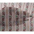 thumbnail image 4 of oneOone Viscose Chiffon Fabric Leaves & Floral Block Print Fabric BTY 42 Inch Wide, 4 of 5