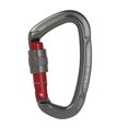 thumbnail image 2 of jinwen Climbing Carabiner Carabiners Dog Leash Rescuing Fall Protection 25KN Grey, 2 of 9