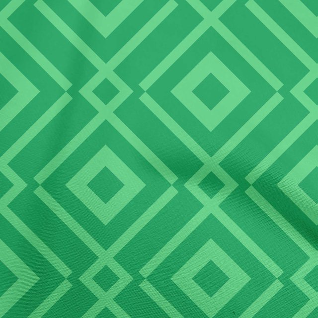oneOone Georgette Viscose Green Fabric Geometric Craft Projects Decor Fabric Printed By The Yard 42 Inch Wide
