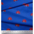 thumbnail image 2 of Soimoi Modal Satin Fabric Artistic Floral Decor Fabric Printed Yard 42 Inch Wide, 2 of 5