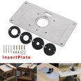 thumbnail image 1 of Woodworking Trimming Machine Flip Panel Aluminum Milling Machine Workbench Woodworking Milling Flip Panel Insert Board Woodworking Tools, 1 of 8