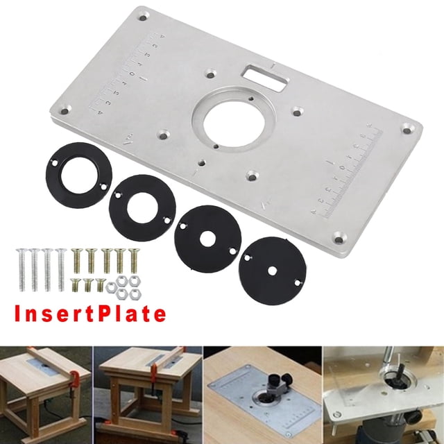 Woodworking Trimming Machine Flip Panel Aluminum Milling Machine Workbench Woodworking Milling Flip Panel Insert Board Woodworking Tools