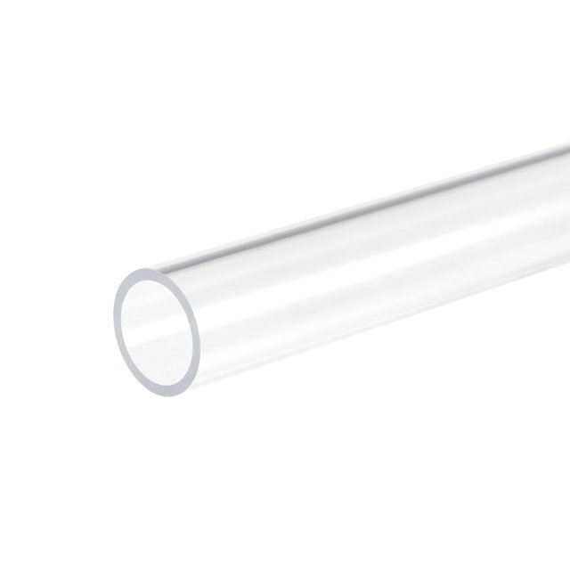 Unique Bargains Tube Rond en Acrylique Rigide Transparent 16mm ID x 20mm OD x 305mm 2 Pack