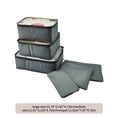 thumbnail image 3 of Fridja 6Pcs Compression Packing Cubes for Travel, Luggage Organizer Bags, Zipper Packing Cubes for Suitcases, 3 of 5