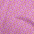 thumbnail image 1 of oneOone Polyester Spandex Fuschia Pink Fabric Asian Block Sewing Material Print Fabric By The Yard 56 Inch Wide, 1 of 4