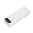 thumbnail image 3 of Portable Charger, Accurate  Battery Holder 3 Input Ports 10W Dual USB Output Wide Application with LCD Display for Mobile Phone Black,White, 3 of 7