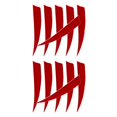 thumbnail image 1 of S SERENABLE 12 Pack s - 4 Inch Natural Turkey Feathers - Fletching DIY Hunting Training Red, 1 of 9