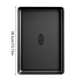 thumbnail image 2 of Heavy Duty Steel Baking Sheet For Even Oven Heating Non Stick Roasting Pan And Cooking Tray, 2 of 5