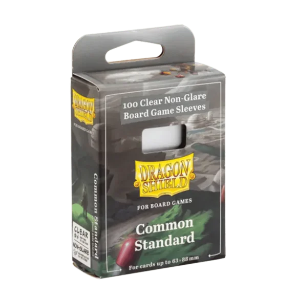 Dragon Shield: Board Game Sleeves: Clear Non-Glare: Common Standard - 1 Pack