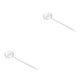 thumbnail image 2 of maskred Cooking Ladle Cooking Sauce Gravy Spoon Sauce Restaurant Punch Egg Soup for Yellow 252x62mm 2Set, 2 of 6