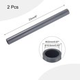 thumbnail image 2 of Unique Bargains PVC Rigid Round Pipe 16.6mm ID 22mm OD 9" Length Light Grey High Impact for Water Pipe, Crafts, Cable Sleeves 2pcs, 2 of 6