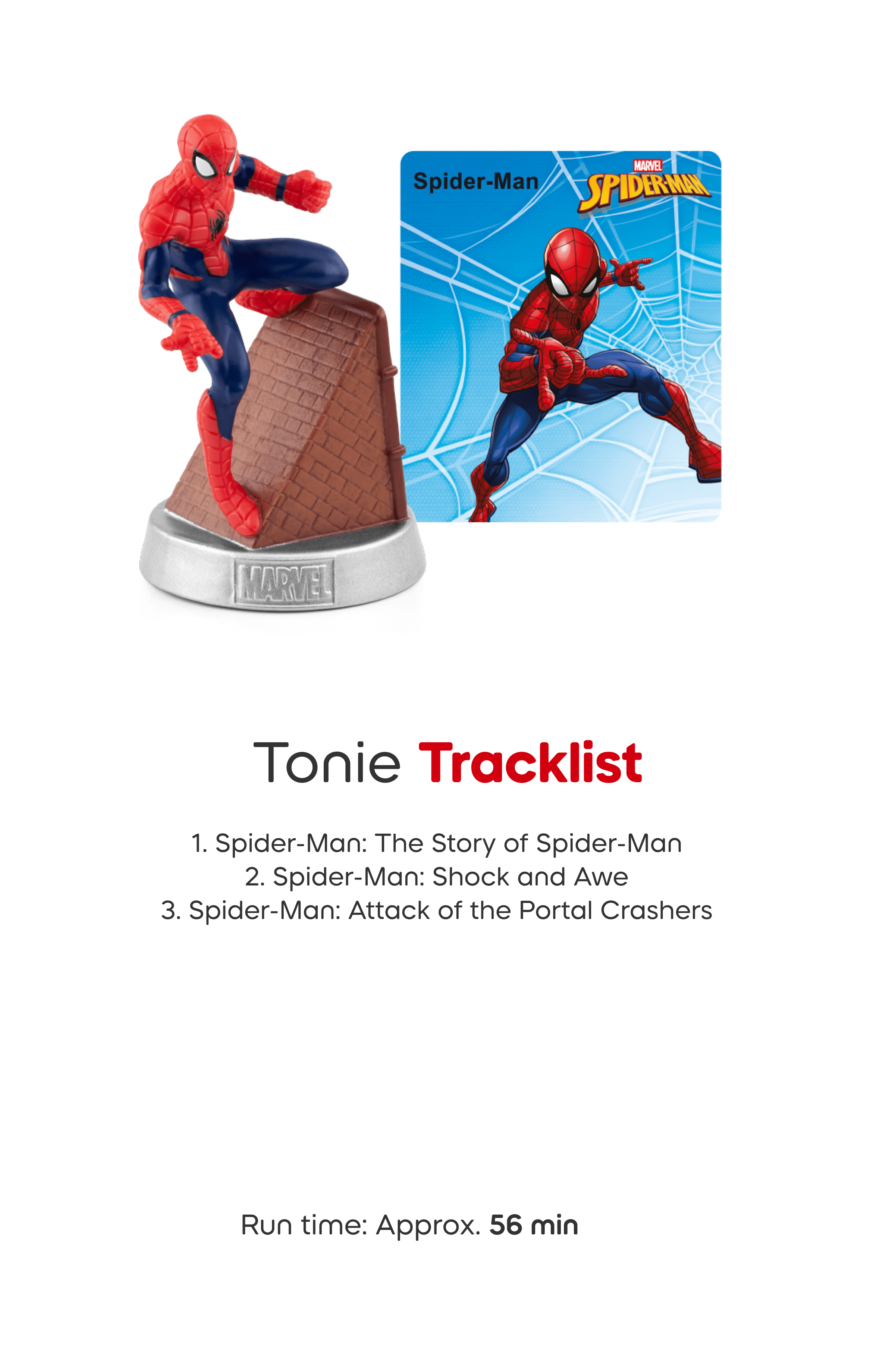 tonies Marvel Spider-Man figurine Tonie (Anglais)
