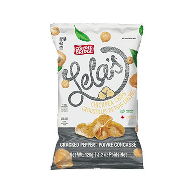 Covered Bridge - Lela's Chickpea Chips, 120g | Cracked Pepper