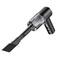 thumbnail image 2 of Handheld Car Vacuum Cleaner | 120W Powerful Suction | Mini Portable Cordless Vacuum | USB Rechargeable | ABS Material | Lightweight Folding Design | 6000-10000Pa | Includes Filter & Accessories |, 2 of 9