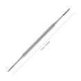 thumbnail image 2 of EeaseCA 3pcs Double Ended Pedicure Blacks File Satin Ingrown Toe Nail Lifter Onychomycosis Paronychia Nail Cleaning Instrument(Silver), 2 of 9
