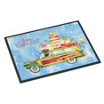 thumbnail image 1 of Carolines Treasures CK2417JMAT 24 x 36 in. Merry Christmas Rottweiler Indoor or Outdoor Mat, 1 of 4