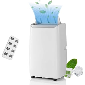 Wpond 14000 BTU 550-750 Sq Ft Portable Air Conditioner, White