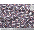 thumbnail image 2 of Soimoi Velvet Fabric Geometric & Dogs Patchwork Fabric Prints by Yard 58 Inch Wide, 2 of 3