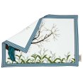 thumbnail image 5 of Vargottam Napperons - Napperon pour Table à Manger, Ensemble de 4 - Serviette en Coton Imprimée et Réversible - Napperons d'Intérieur pour Table de Salle à Manger à la Maison et en Cuisine - Paon (Vert Sarcelle), 5 of 5