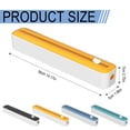 thumbnail image 3 of Cling Film Dispenser With Cutter Plastic Wrap & Aluminum Foil Dispenser Box Wall Mounted Kitchen Organizer For Cling Film Foil Parchment Paper, 3 of 9